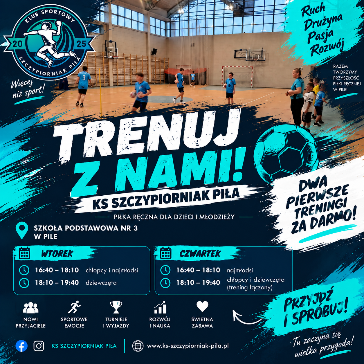 🤾 TRENUJ Z NAMI! | KS SZCZYPIORNIAK PIŁA